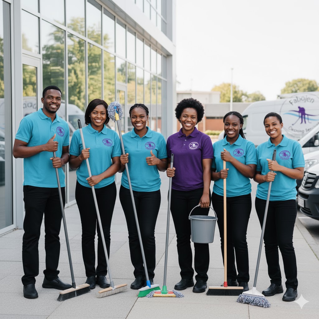 Happy Fabojen Cleanin Company Team in Nairobi