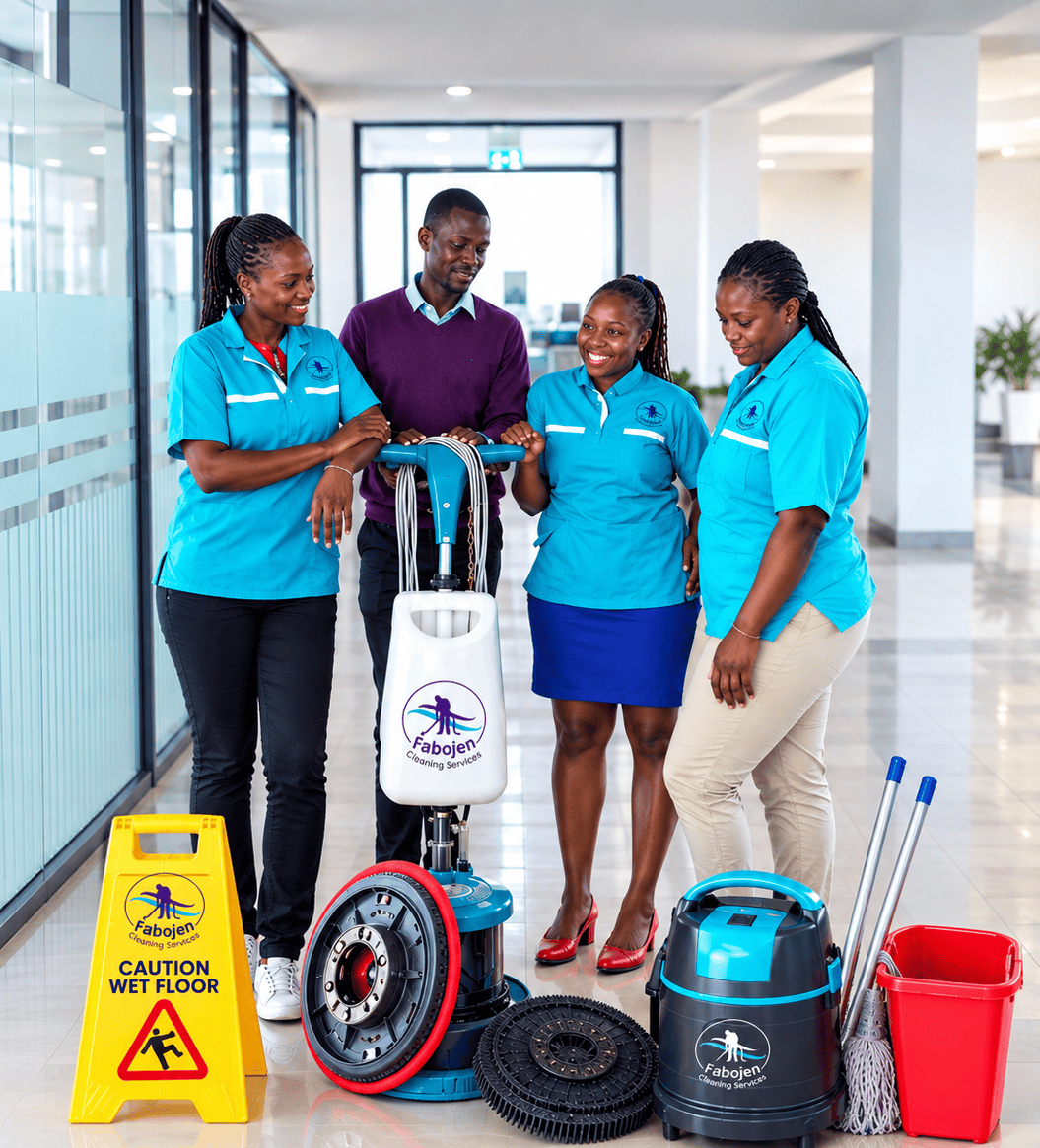 Fabojen Cleaning Services team at work